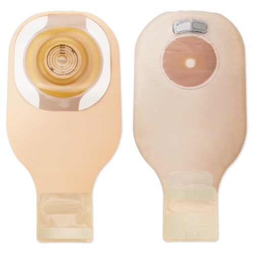 MON987787BX - Hollister - Filtered Ostomy Pouch Premier&trade; Flextend&trade; One-Piece System 12" Length 1-1/2" Stoma Drainable Soft Convex, Trim To Fit, 5/BX
