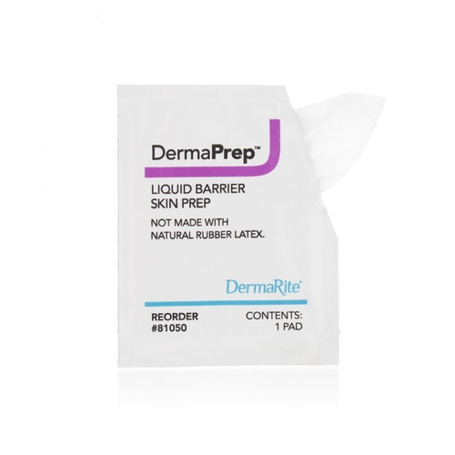 MON988359CS - Dermarite - Dermarite Skin Barrier Wipe DermaPrep 60% Strength Isopropyl Alcohol Individual Packet NonSterile, 1000 EA/CS