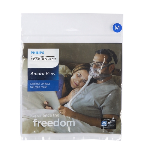 MON988546EA - Respironics - CPAP Mask Amara&trade; Under-the-Nose Full Face Medium