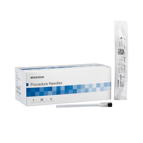 MON992549CS - McKesson - McKesson Spinal Needle Quincke Style 22 Gauge 3 Inch, 100/CS