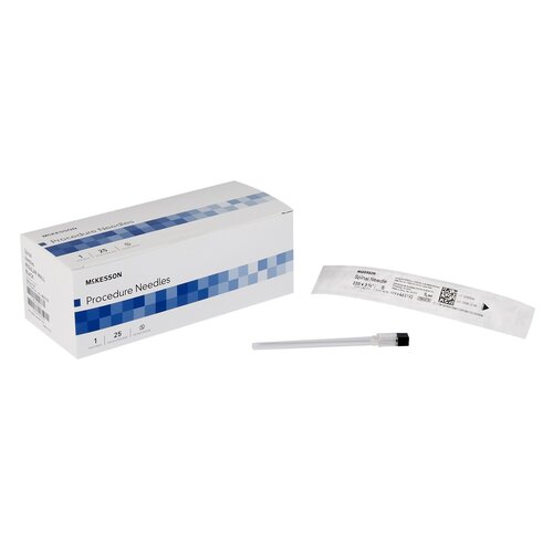 MON992550CS - McKesson - McKesson Spinal Needle Quincke Style 22 Gauge 3-1/2 Inch, 100/CS
