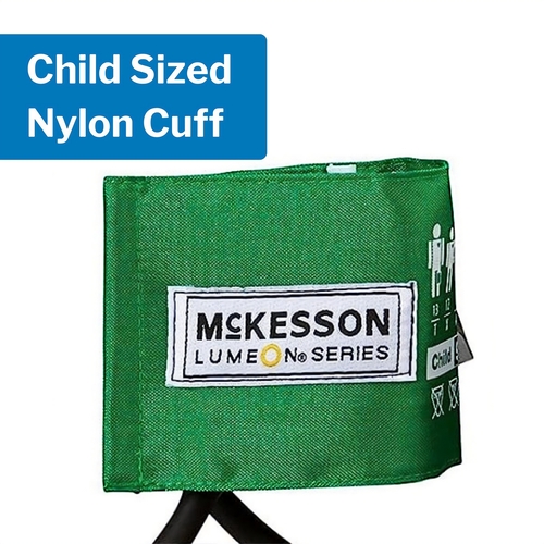 MON995509BX - McKesson - McKesson Aneroid Sphygmomanometer LUMEON&trade; Pocket Style Hand Held 2-Tube Child Arm, 1/BX
