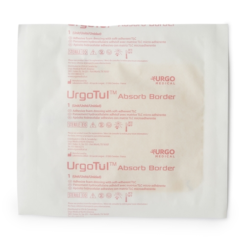 MON995940BX - Hollister - Silicone Foam Dressing TRIACT 4 x 4" Square Silicone Adhesive with Border Sterile, 10/BX