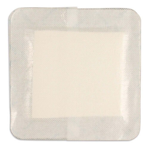 MON998554BX - Dynarex - Dynarex Foam Dressing DynaFoam&trade; 6 X 6 Inch With Border Waterproof Backing Adhesive Square Sterile