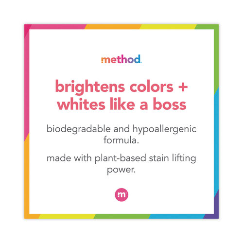 MTH01489EA - Method Products - Method Products 4X Concentrated Laundry Detergent, Beach Sage, 53.5 oz Bottle