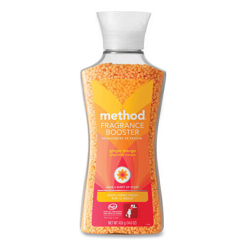 MTH359699 - Method Products - Fragrance Booster Beads, Ginger Mango Scent, 14.8 oz Bottle, 6/Carton