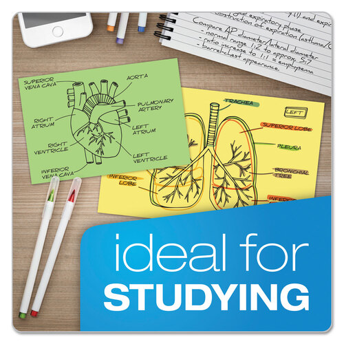 OXF7320CAN - Oxford - Unruled Index Cards, 3 x 5, Canary, 100/Pack