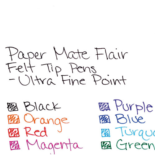 Flair Paper Mate® Ultra Fine Flair® Felt Tip Marker Pen - Paper Mate 62145  ST - Betty Mills