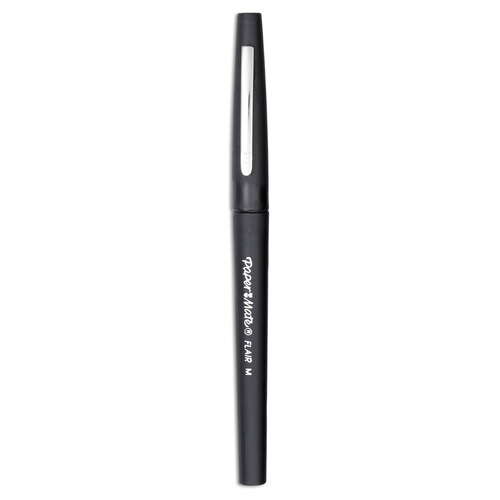 Paper Mate FLAIR - fibre-tip pen - black (pack of 12) - PAP8430152 - Office  Basics 