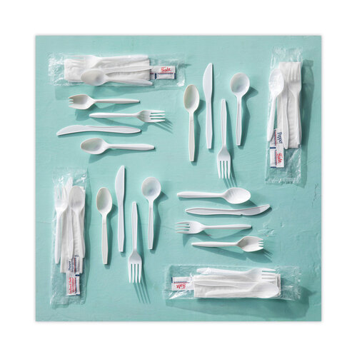 PCTYFWQWCH - Pactiv - Fieldware Cutlery, Spork, Mediumweight, White, 1,000/Carton