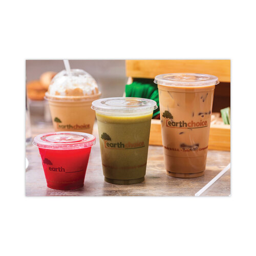 PCTYPLA24CEC - Pactiv - EarthChoice Compostable Cold Cup, 24 oz, Clear/Printed, 580/Carton