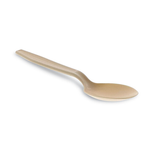 PCTYPSMSTEC - Pactiv - EarthChoice PSM Cutlery, Heavyweight, Spoon, 5.88&quot;, Tan, 1,000/Carton