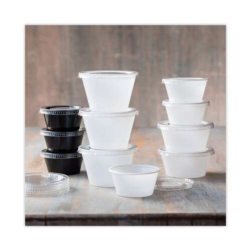 PCTYS200 - Boardwalk - Plastic Souffle Cups, 2 oz., Translucent, 200/Bag