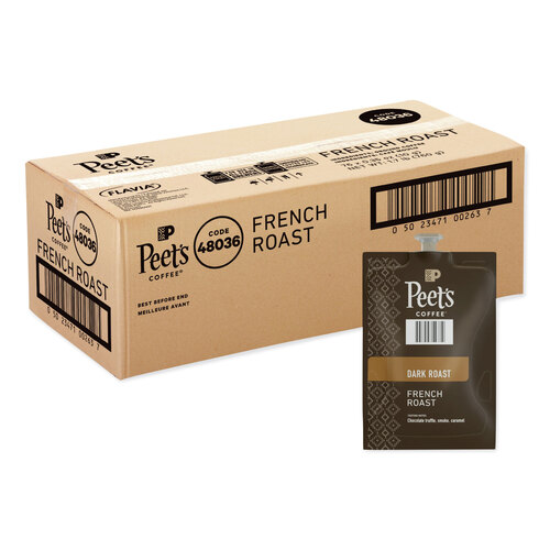 FLAVIA Ground Coffee Freshpacks, French Roast, 0.35 oz Freshpack, 76/Carton FLAVIA Ground Coffee Freshpacks, French Roast, 0.35 oz Freshpack, 76/Carton
