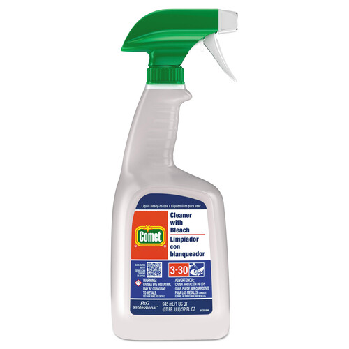 PGC02287CT - Procter & Gamble - Comet&reg; Cleaner with Bleach, 32 oz Spray Bottle, 8/Carton