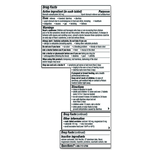 PGC03977BX - Procter & Gamble - Chewable Tablets, Original Flavor, 30/Box