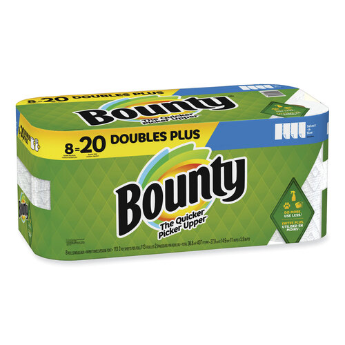 PGC05814 - Procter & Gamble - Select-a-Size Kitchen Roll Paper Towels, 2-Ply, 5.9 x 11, White, 113 Sheets/Double Plus Roll, 8 Rolls/Pack