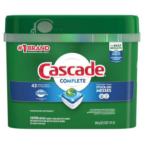 Cascade ActionPacs Fresh Scent 43/Tub 6 Tubs/Carton - Betty Mills