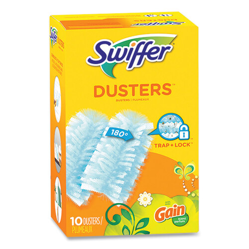 Dusters Refill, Dust Lock Fiber, Blue, Gain Original Scent, 10/Pack Dusters Refill, Dust Lock Fiber, Blue, Gain Original Scent, 10/Pack