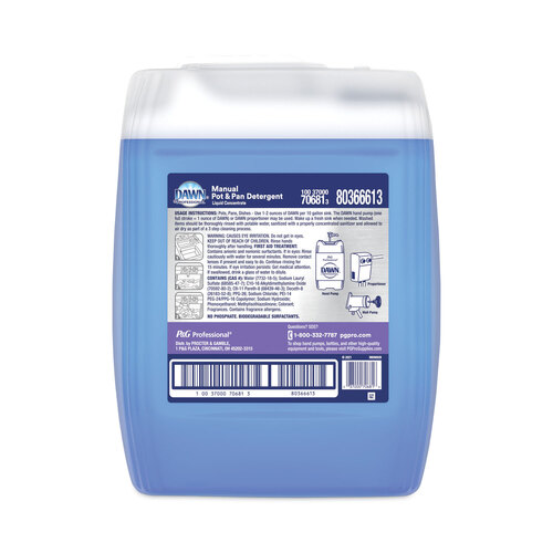 PGC70681 - Procter & Gamble - Manual Pot/Pan Dish Detergent, Original Scent, Five Gallon Cube