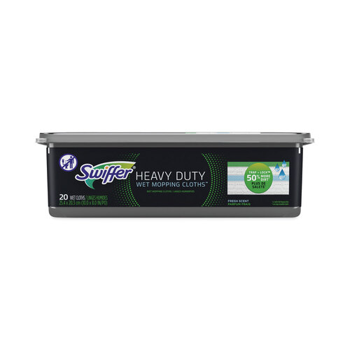 PGC76472 - Procter & Gamble - Heavy-Duty Wet Refill Cloths, 10 x 8, Open Window Fresh, 20/Tub, 6 Tubs/Carton