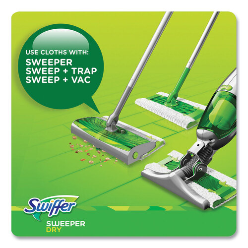 Swiffer Sweeper Dry Cloth Refills White 52 Refills Per Box Carton