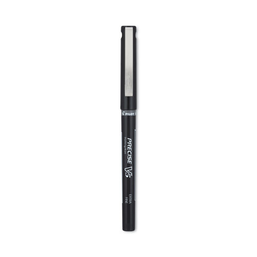 PIL35334 - Pilot - Precise V5 Roller Ball Pen, Stick, Extra-Fine 0.5 mm, Black Ink, Black Barrel, Dozen