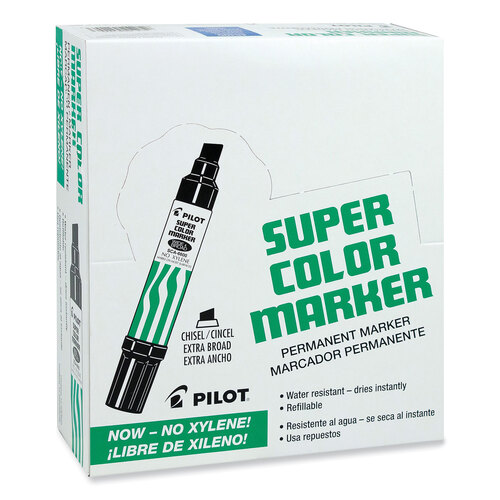 PIL45200 - Pilot - Jumbo Refillable Permanent Marker, Broad Chisel Tip, Blue