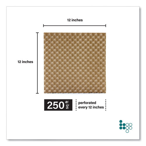 PRB01913 - Paris Business Products - Bubble Paper, 12&quot; x 250 ft, Perforated Every 12&quot;, Kraft, 250 Sheets/Carton