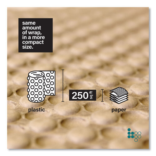 PRB01913 - Paris Business Products - Bubble Paper, 12&quot; x 250 ft, Perforated Every 12&quot;, Kraft, 250 Sheets/Carton