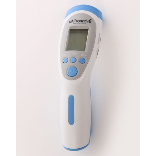 Proactive Medical Non-Contact Infrared Digital Thermometer - 25 Units Per  Case - Proactive Medical 40010-25 CS - Betty Mills