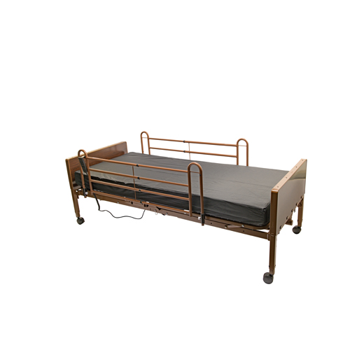 PTCPMFEBFRM - Proactive Medical - Altara Full-Electric Bed Package, Spring Deck with Full Rails with Protekt 100 Foam Mattress