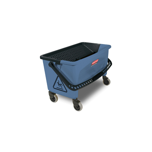 Rubbermaid Commercial Rcpq930 Microfiber Finish Bucket 27 Gallon Blue for sale online 