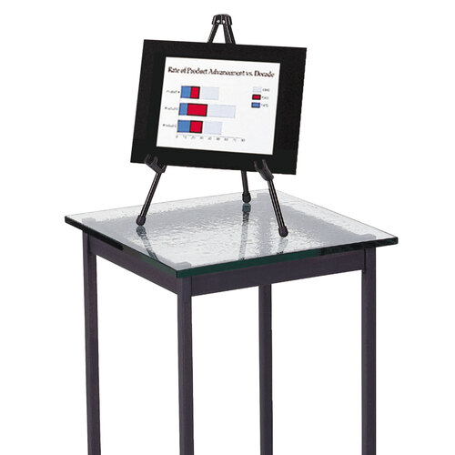 QRT28E - Quartet - Tabletop Instant Easel, 14&quot; High, Steel, Black