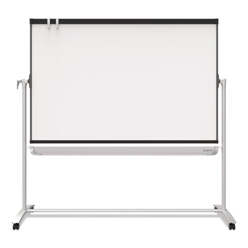 QRTECM64P2 - Quartet - Prestige 2 Mobile Presentation Easel, 6 ft x 4 ft, Silver/Graphite