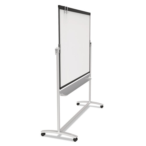 QRTECM64P2 - Quartet - Prestige 2 Mobile Presentation Easel, 6 ft x 4 ft, Silver/Graphite