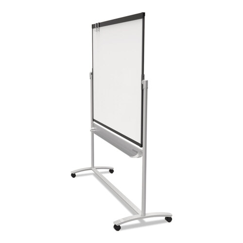 QRTECM64P2 - Quartet - Prestige 2 Mobile Presentation Easel, 6 ft x 4 ft, Silver/Graphite