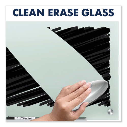 QRTG7248F - Quartet - Infinity Glass Marker Board, 72 x 48, Frosted Surface