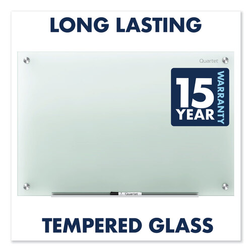 QRTG7248F - Quartet - Infinity Glass Marker Board, 72 x 48, Frosted Surface