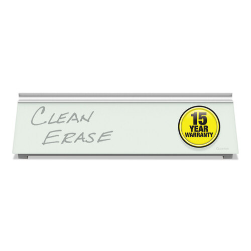 QRTGDP186 - Quartet - Glass Dry Erase Desktop Computer Pad, 18 x 6, White Surface
