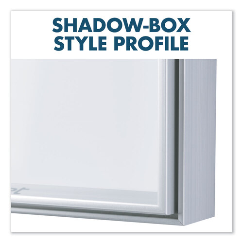QRTNA7248F - Quartet - Fusion Nano-Clean Magnetic Whiteboard, 72 x 48, White Surface, Silver Aluminum Frame