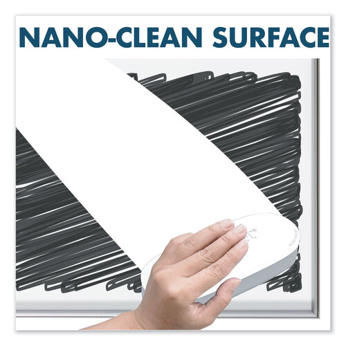 QRTNA7248F - Quartet - Fusion Nano-Clean Magnetic Whiteboard, 72 x 48, White Surface, Silver Aluminum Frame