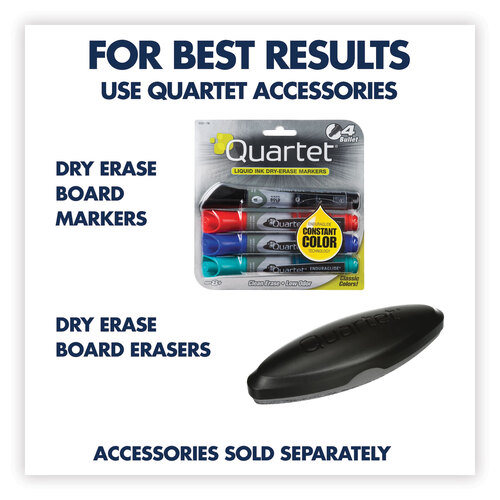 QRTSM534B - Quartet - Classic Series Nano-Clean Dry Erase Board, 48 x 36, White Surface, Black Aluminum Frame