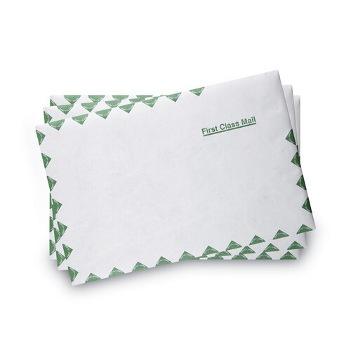 QUAR1670 - Survivor - Lightweight 14 lb Tyvek Catalog Mailers, First Class, #15, Square Flap, Redi-Strip Adhesive Closure, 10 x 15, White, 100/Box