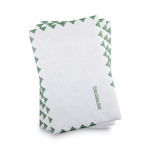 QUAR1670 - Survivor - Lightweight 14 lb Tyvek Catalog Mailers, First Class, #15, Square Flap, Redi-Strip Adhesive Closure, 10 x 15, White, 100/Box