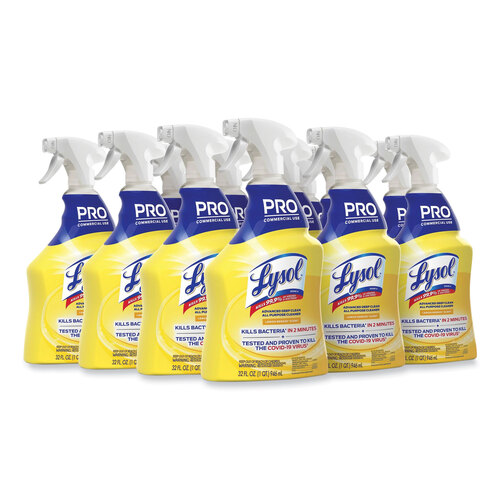 RAC00351EA - Reckitt Benckiser - Reckitt Benckiser Advanced Deep Clean All Purpose Cleaner, Lemon Breeze, 32 oz Trigger Spray Bottle