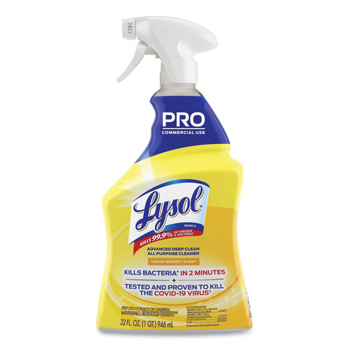 RAC00351EA - Reckitt Benckiser - Reckitt Benckiser Advanced Deep Clean All Purpose Cleaner, Lemon Breeze, 32 oz Trigger Spray Bottle