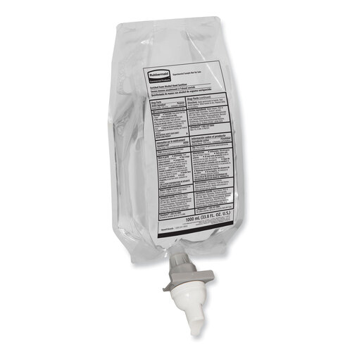 RCP2080803 - Rubbermaid Commercial - AutoFoam Refill With Alcohol Foam Hand Sanitizer, Clear, 1,000 mL, Fragrance-Free, 4/Carton