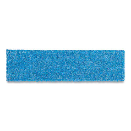 RCP2132427 - Rubbermaid - Adaptable Flat Mop Pads, Microfiber, 19.5 x 5.5, Blue