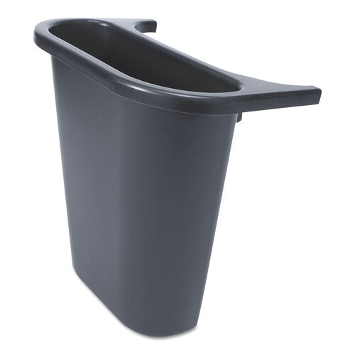 Rubbermaid Commercial Deskside Wastebasket, Black